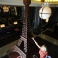 Tour Eiffel en chocolat noir